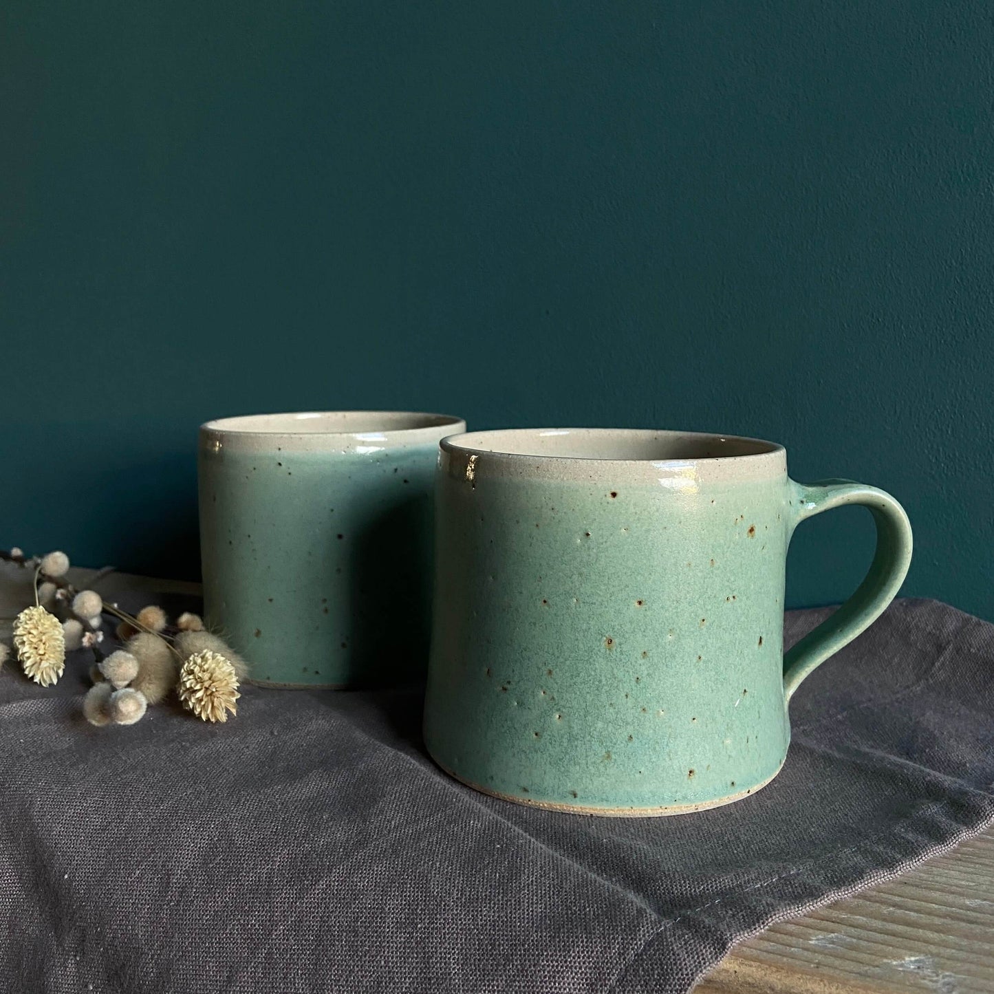Ceramics Eucalyptus Large Ceramic Mug (5 colour options) homeware shops bristol gift shops bristol The Village Pottery