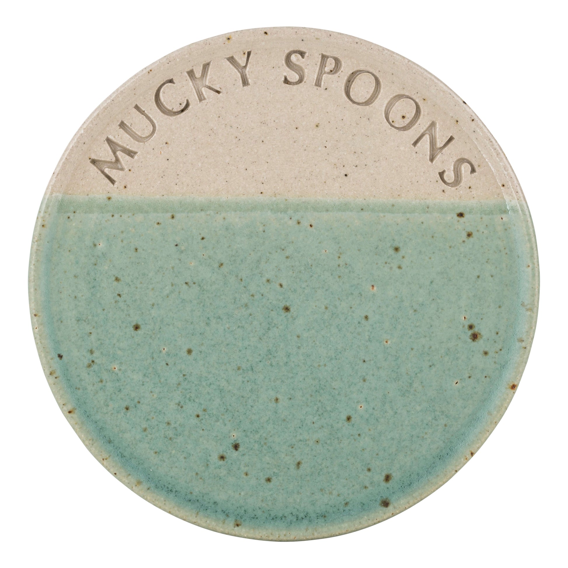 Ceramics Mucky Spoon Rest (4 colour options) homeware shops bristol gift shops bristol The Village Pottery