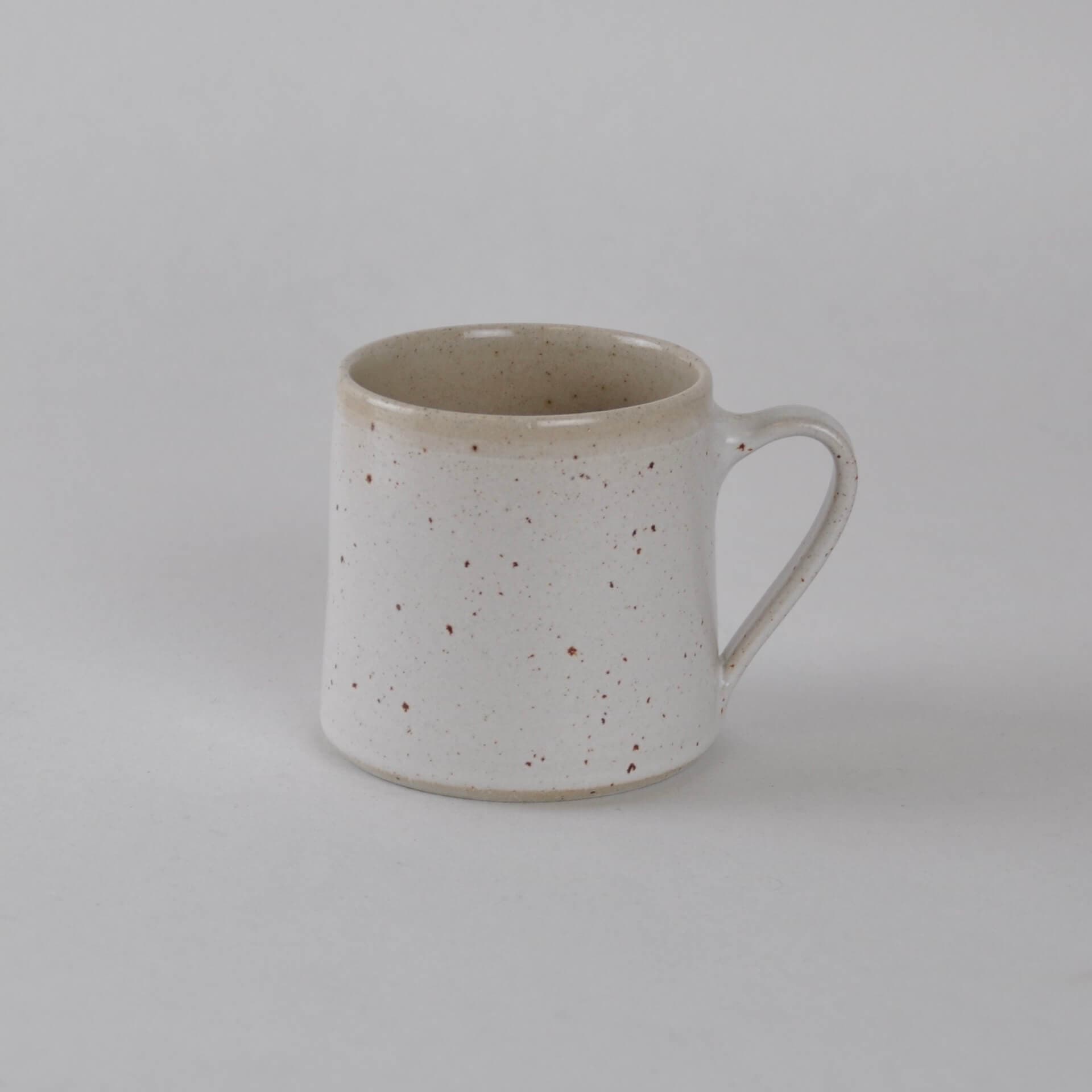 Ceramics Snowdrop White Ceramic Mug (5 colour options) homeware shops bristol gift shops bristol The Village Pottery