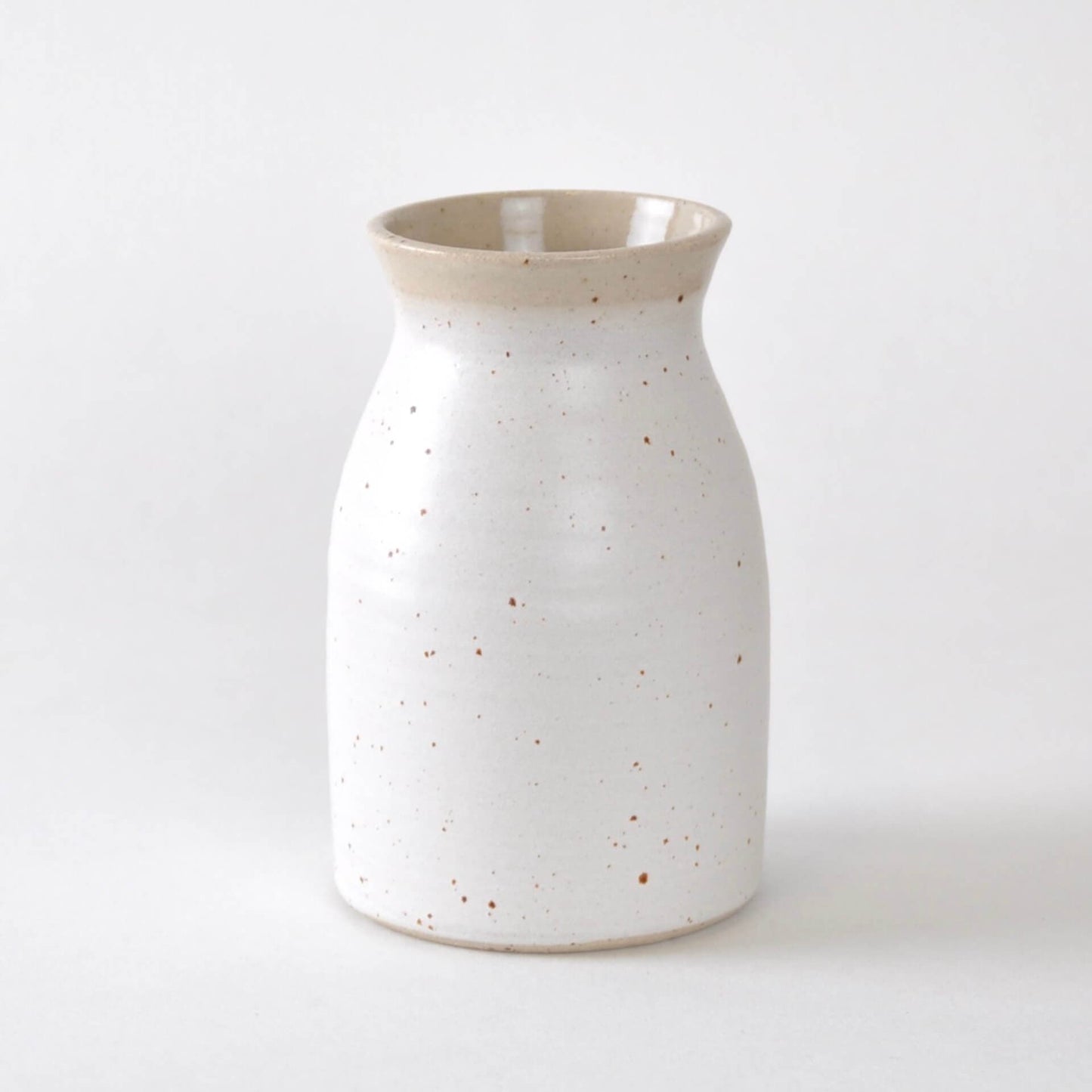 Ceramics Snowdrop White Ceramic Vase - Medium (6 colour options) homeware shops bristol gift shops bristol The Village Pottery