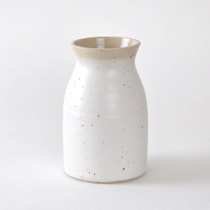 Ceramics Snowdrop White Ceramic Vase - Medium (6 colour options) homeware shops bristol gift shops bristol The Village Pottery
