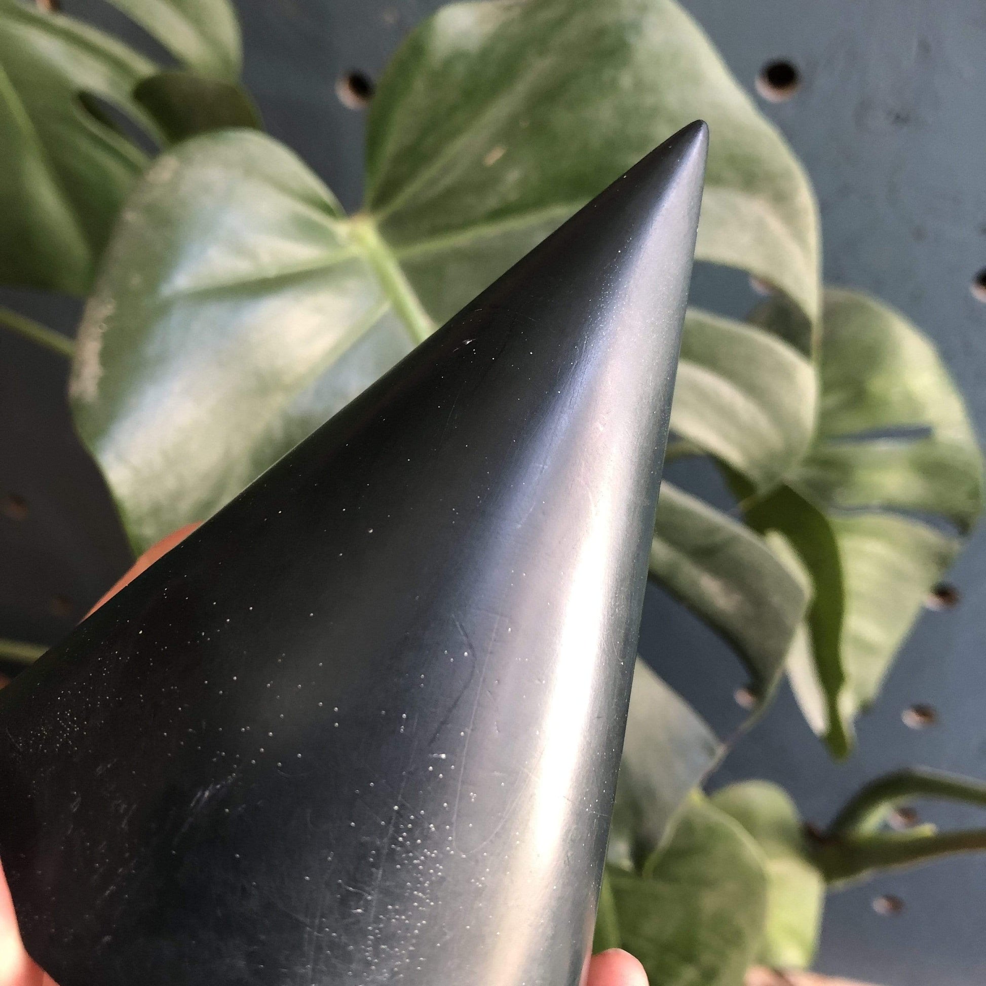 Cones Large cone - Deep Green Jesmonite Cones  (various sizes and patterns) homeware shops bristol gift shops bristol Tip Studio
