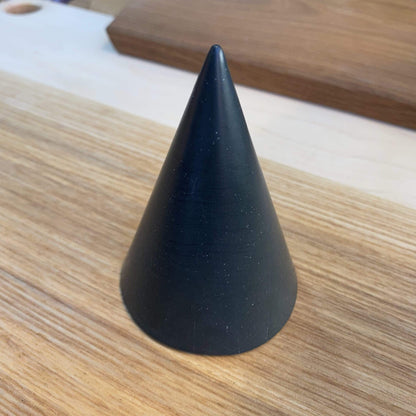 Cones Medium cone - Green Jesmonite Cones  (various sizes and patterns) homeware shops bristol gift shops bristol Tip Studio