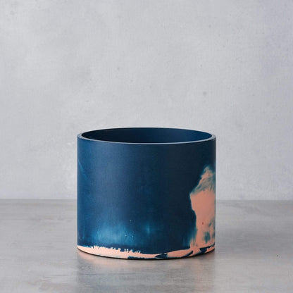 Vessel Pink and blue pigment Medium Cylinder Vessel (various colours) homeware shops bristol gift shops bristol Tip Studio