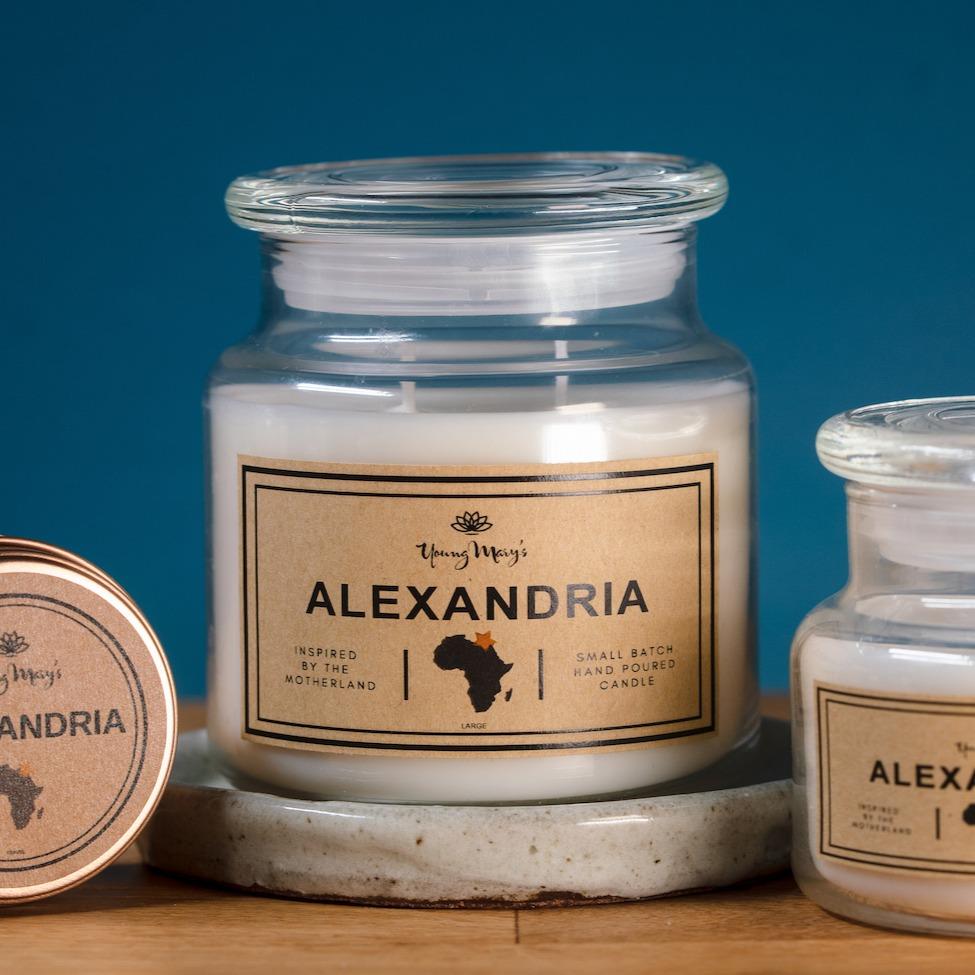Candle Large Alexandria Candle (various sizes) homeware shops bristol gift shops bristol Young Mary's