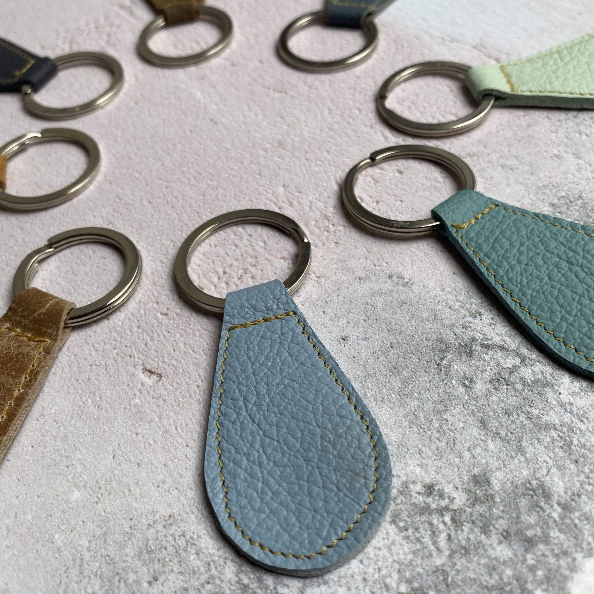 Key Rings Leather Key Rings (various colours) homeware shops bristol gift shops bristol Zoe Dunn Designs
